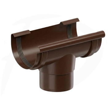 Lej spustowy PVC firmy KROP 100/90 kolor jasny brąz